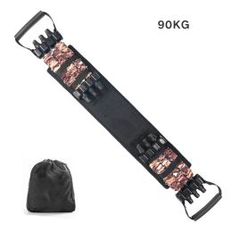 Bench Press Stretcher Chest Expander Bench Press Elastic Belt (Option: Camouflage-90kg)