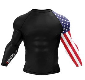 XM AMERICAN WARRIOR - Longsleeve And Shortsleeve - XMARTIAL (Option: 2XL-Longsleeves)