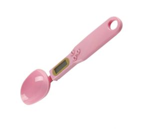 Kitchen Scale Measuring Spoon Scale (Color: Pink)