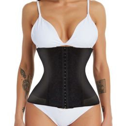 Waist trainer shaper corset slimming Belt underwear body shaper shapewear faja slimming belt tummy Sheath (Color: Black 2, size: 6XL)