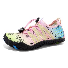 Children's Fashion Simple Water Sports Shoes (Option: Pink-34)